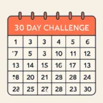 30 Day Challenge Calendar: Free Printable Planner for Daily Goals 30 day challenge calendar