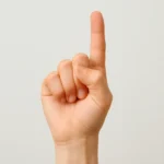 asl for letter p