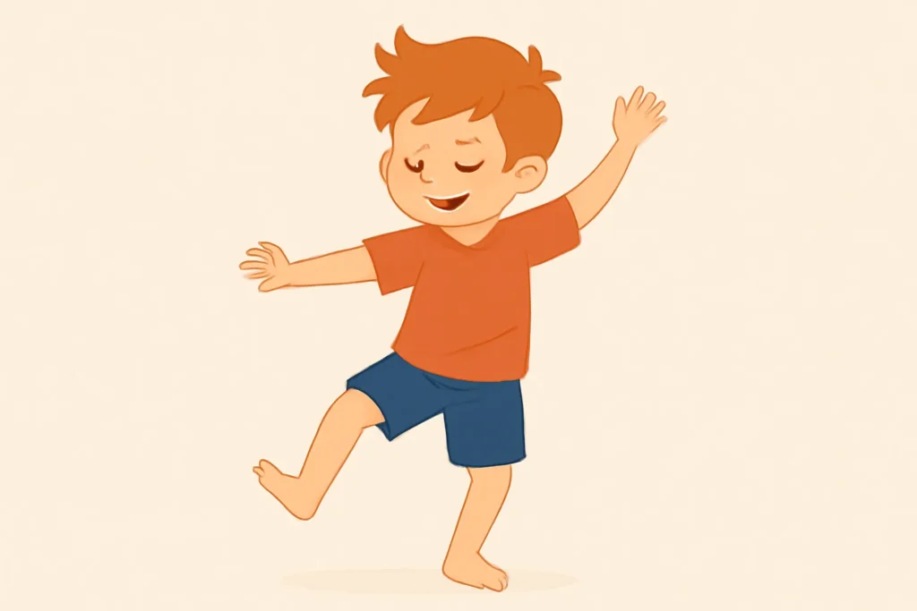 childe dancing