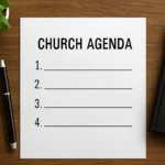 Church Agenda Sample: Free Templates and Examples for Churches church agenda sample