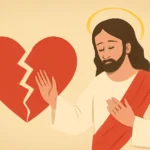 god heals broken hearts