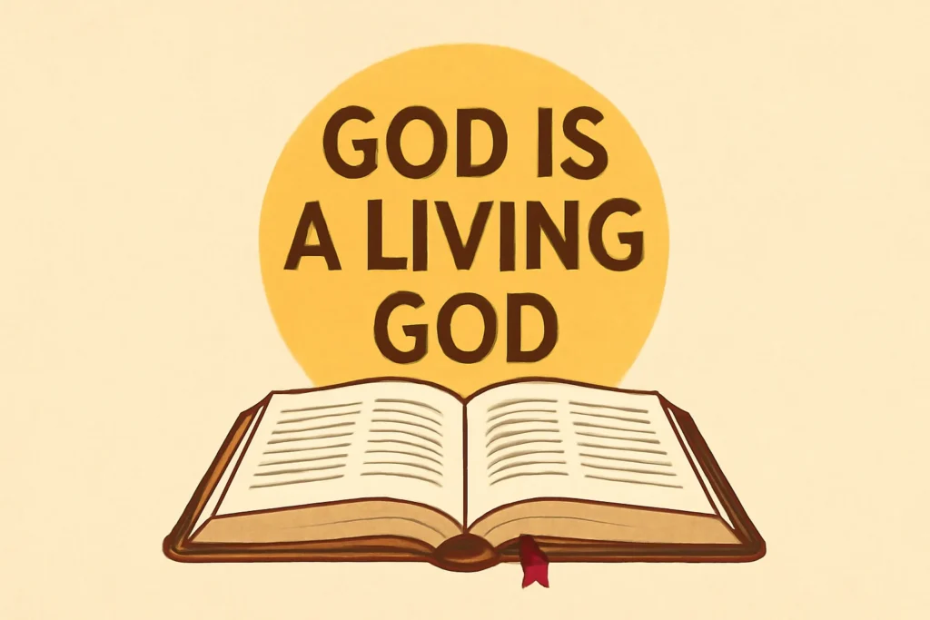 god is a living god bible verse