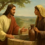 jesus speaks to the woman at the well