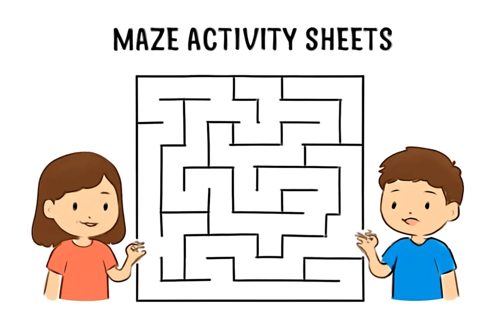 maze activity sheets