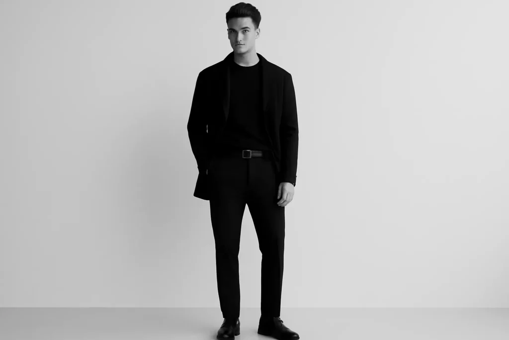 men's monochrome outfits