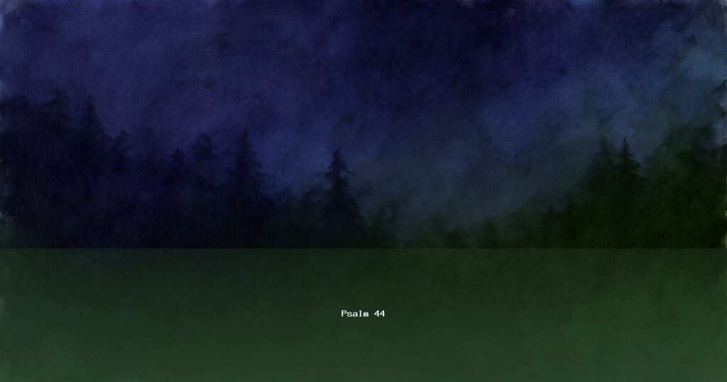 Psalm 44 — Maskil | Text, Meaning and Reflection