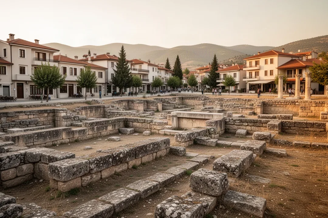 Ancient Thyatira ruins near modern Akhisar in western Turkey